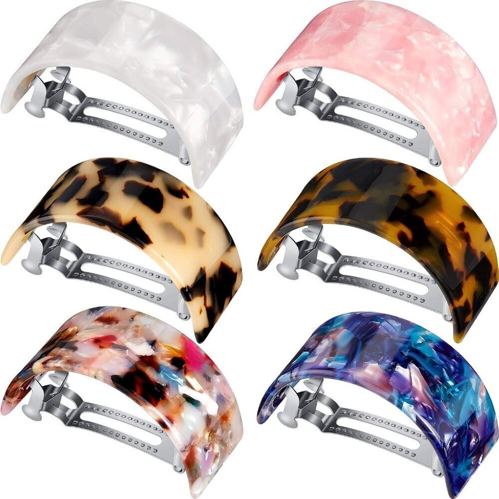 Hair Accessories Set Tortoise Shell Clips Barrettes for Women Girls